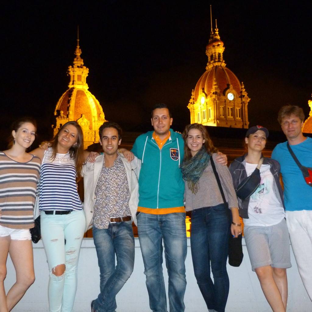 Students in Coruna!