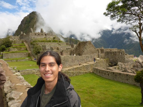 Alfredo visiting Machu Picchu!