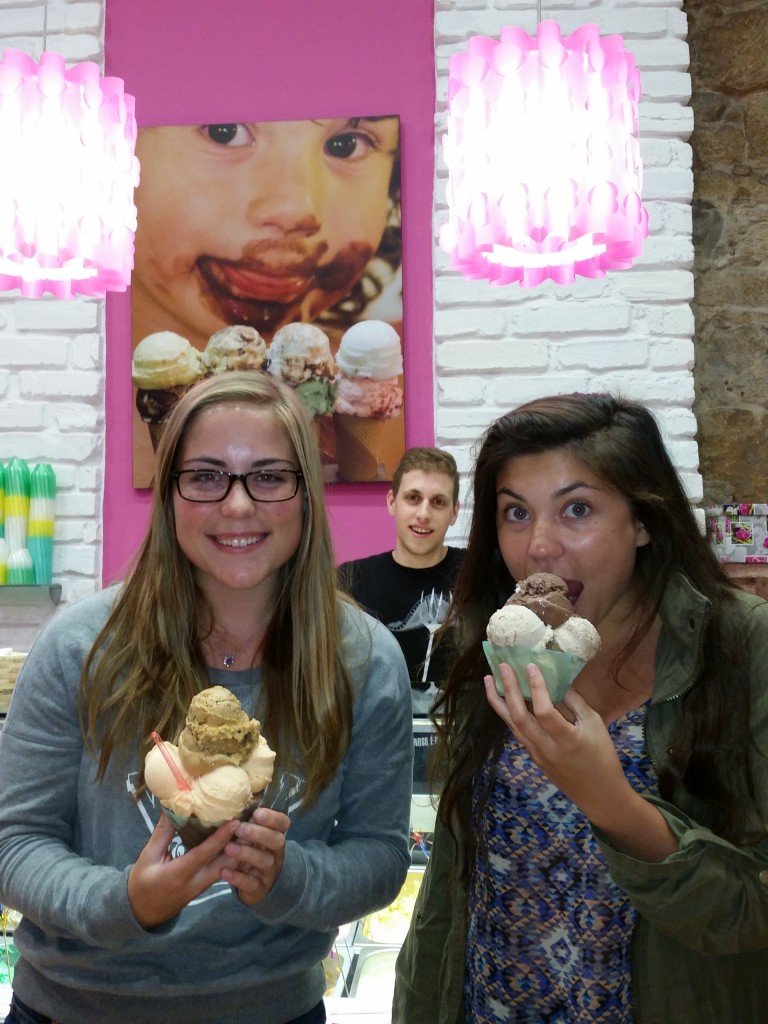 Helado en Vigo!