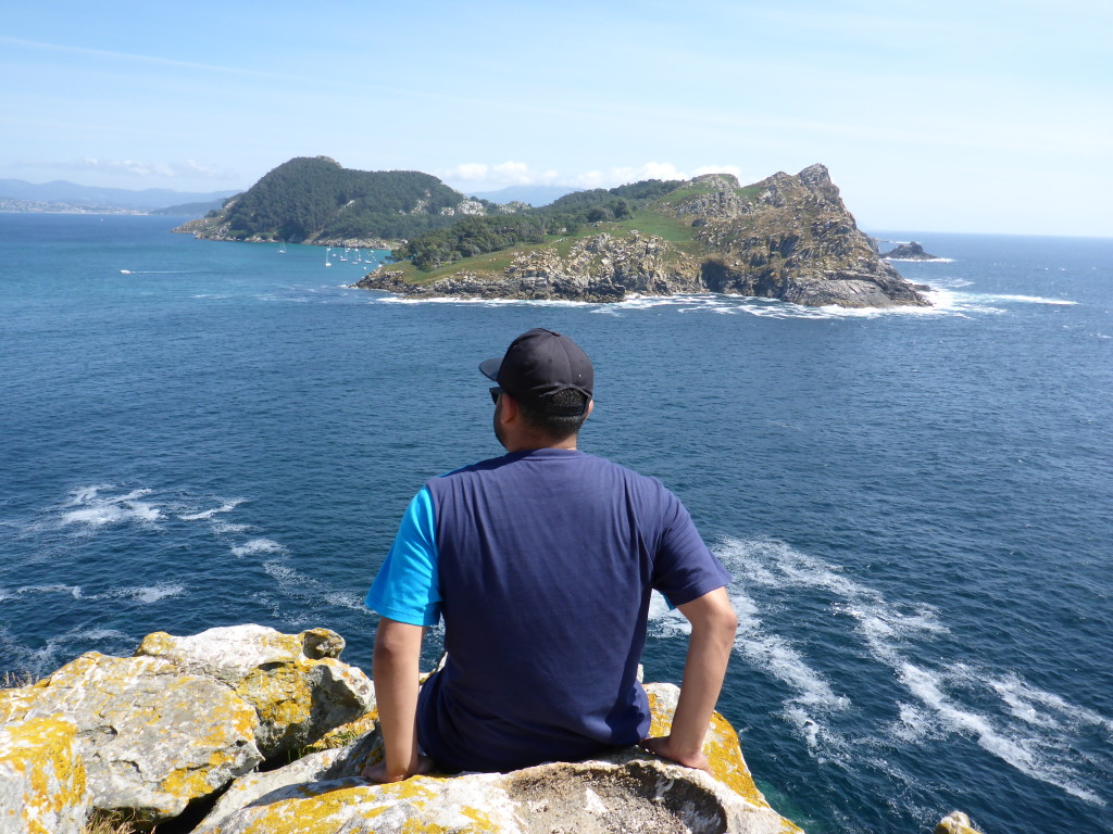 Hans at Islas Cies!