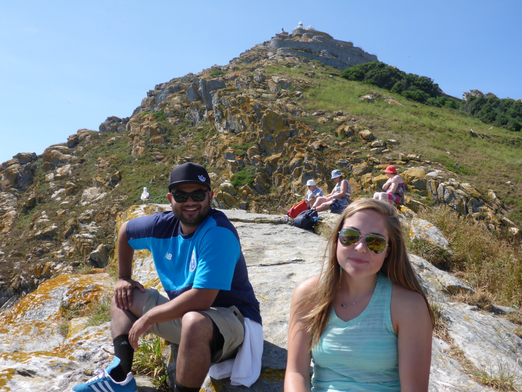 Hans & Christina enjoying the view.